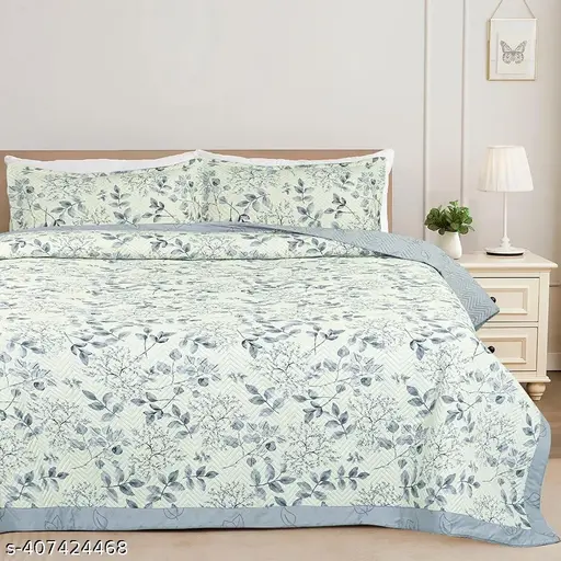 Luxurious Quilted Bedsheet with 2 pillow covers