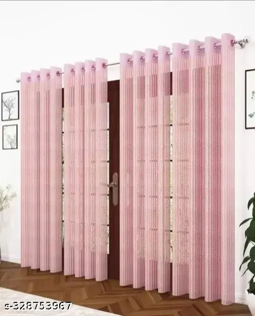 Tissue Net Curtain Pack Of 4 Piece 7FT FEET
